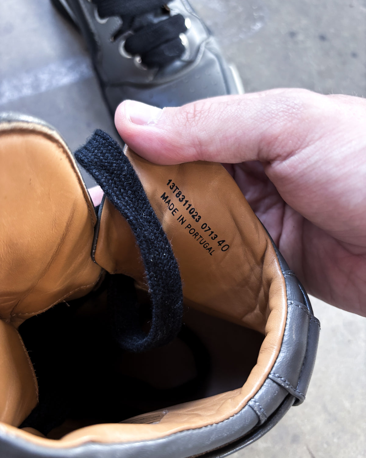 F/W14 GREY TYSON HIGH TOPS