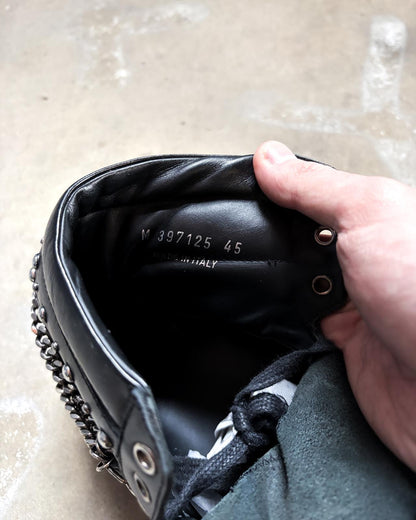 F/W15 22H CHAIN STUDDED “WOLLY” HIGH TOP
