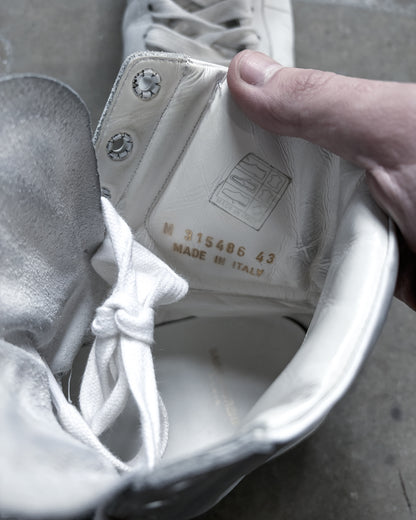 WHITE HIGH TOP SL01 SNEAKERS