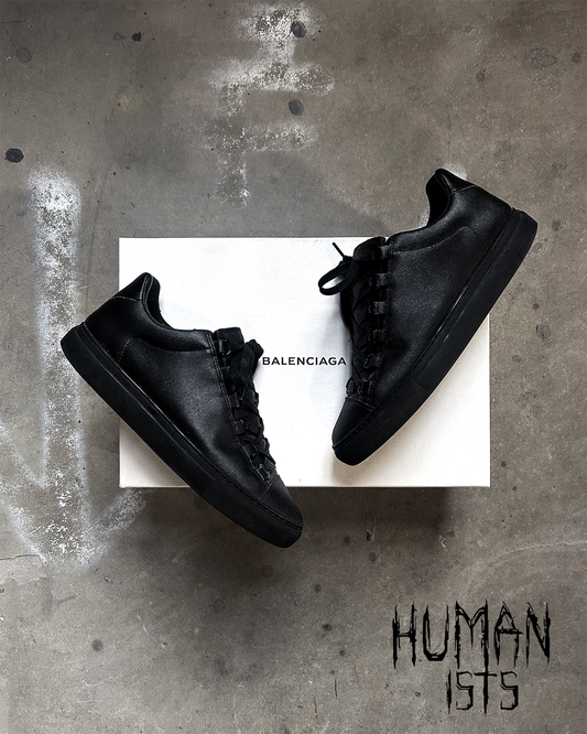 BLACK WAXED DENIM ARENAS