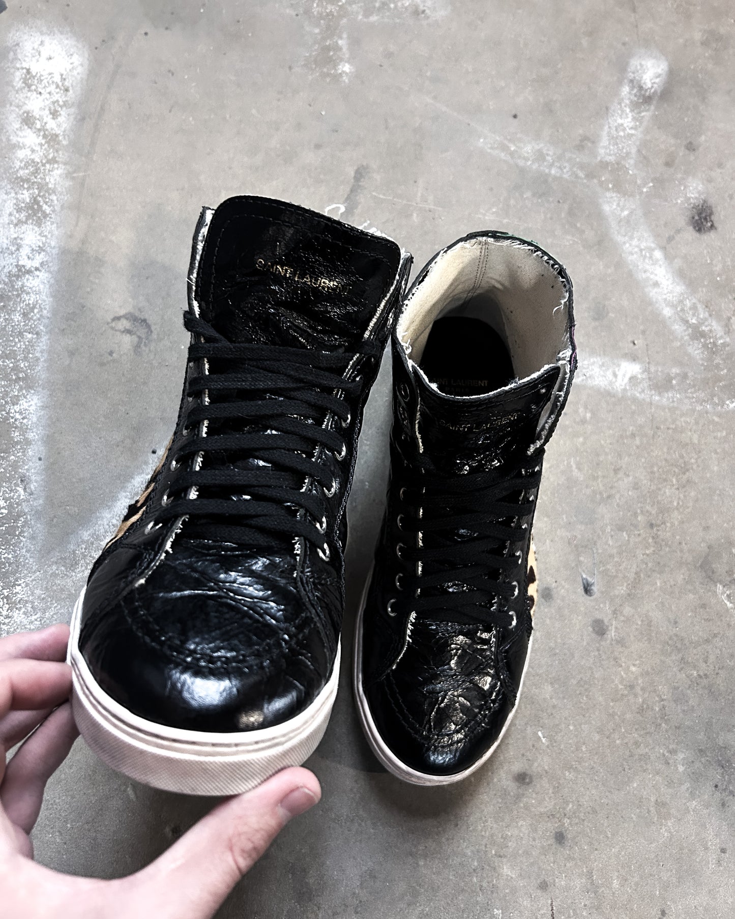 SMOKING PATCH HIGH TOPS