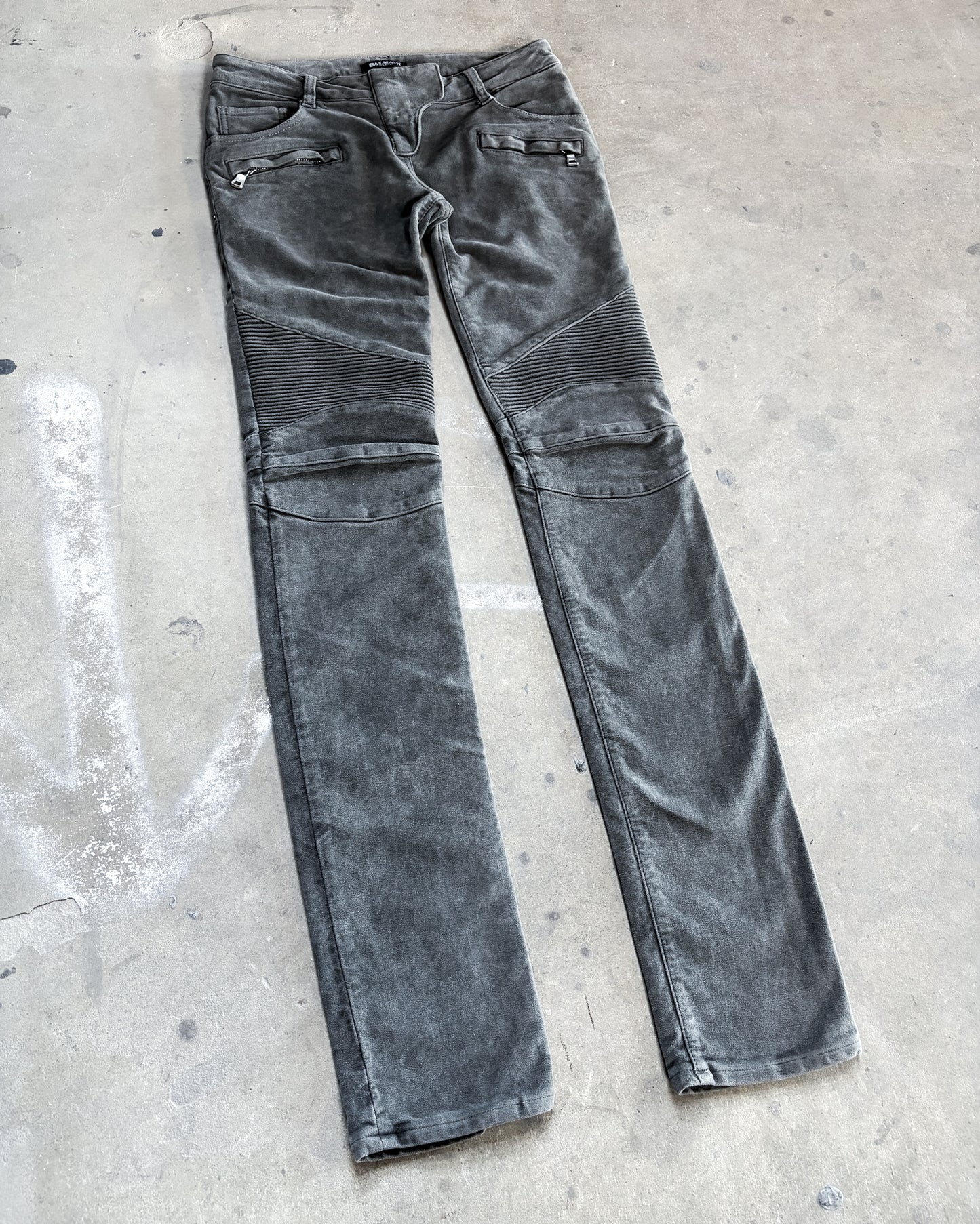 GREY MOLESKIN BIKERS BY DECARNIN