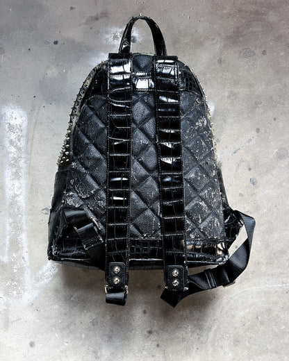 STUDDED CAMO ‘MARGIN’ BACKPACK