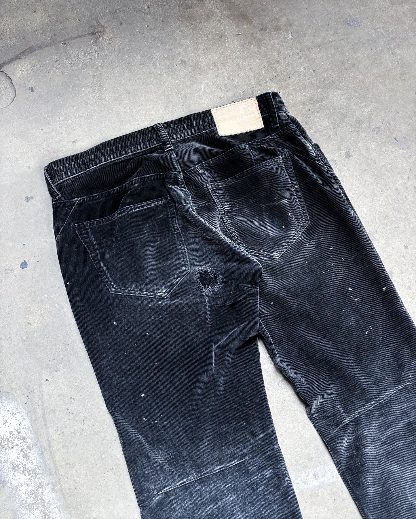 CORDUROY BULLET HOLE REPAIR DENIM