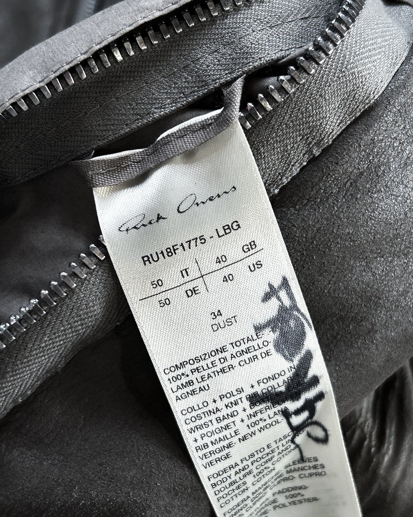 F/W18 ‘SISYPHUS’ DUST FLIGHT BOMBER