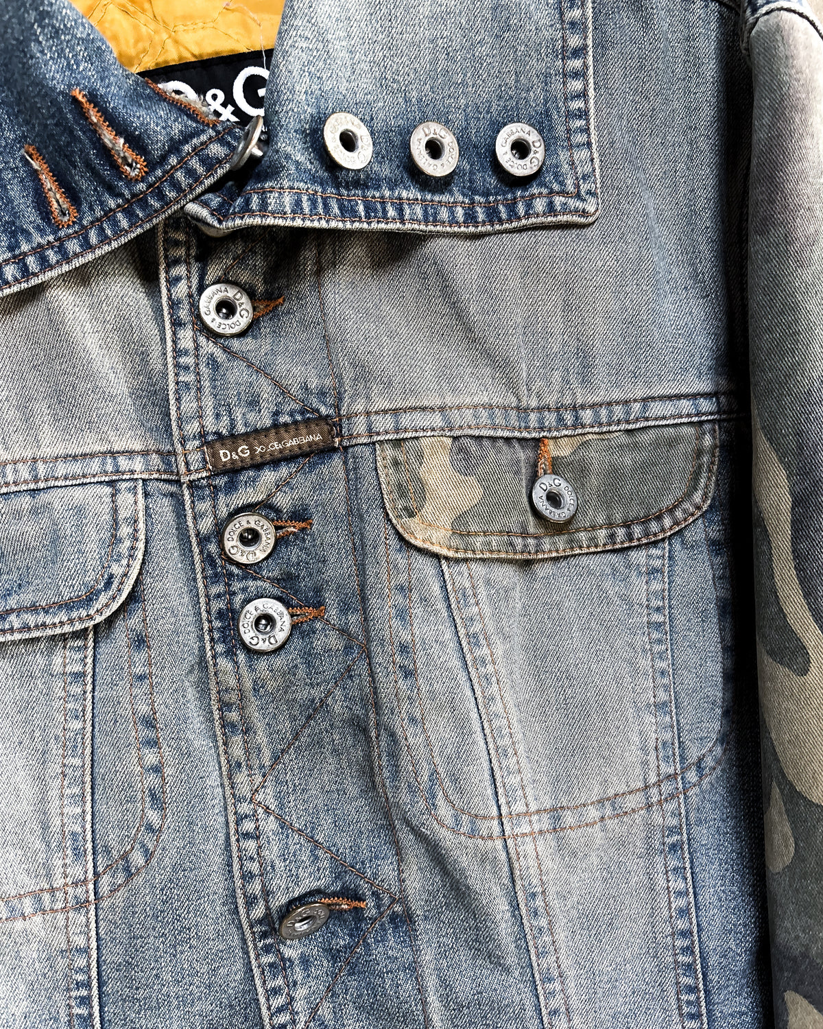 A/W03 HYBRID CAMO DENIM JACKEY