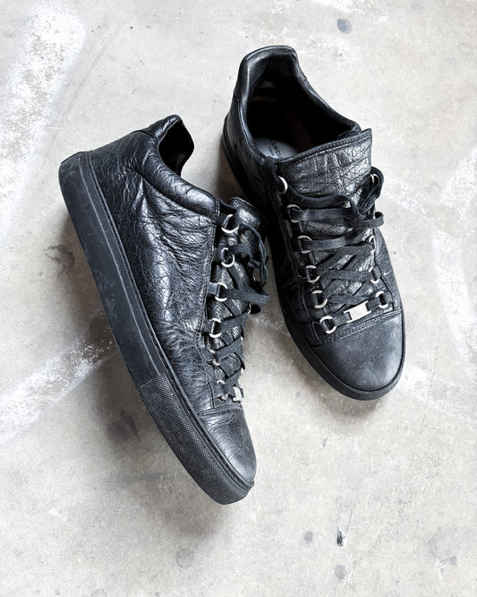 BLACK CALFSKIN ARENA LOW