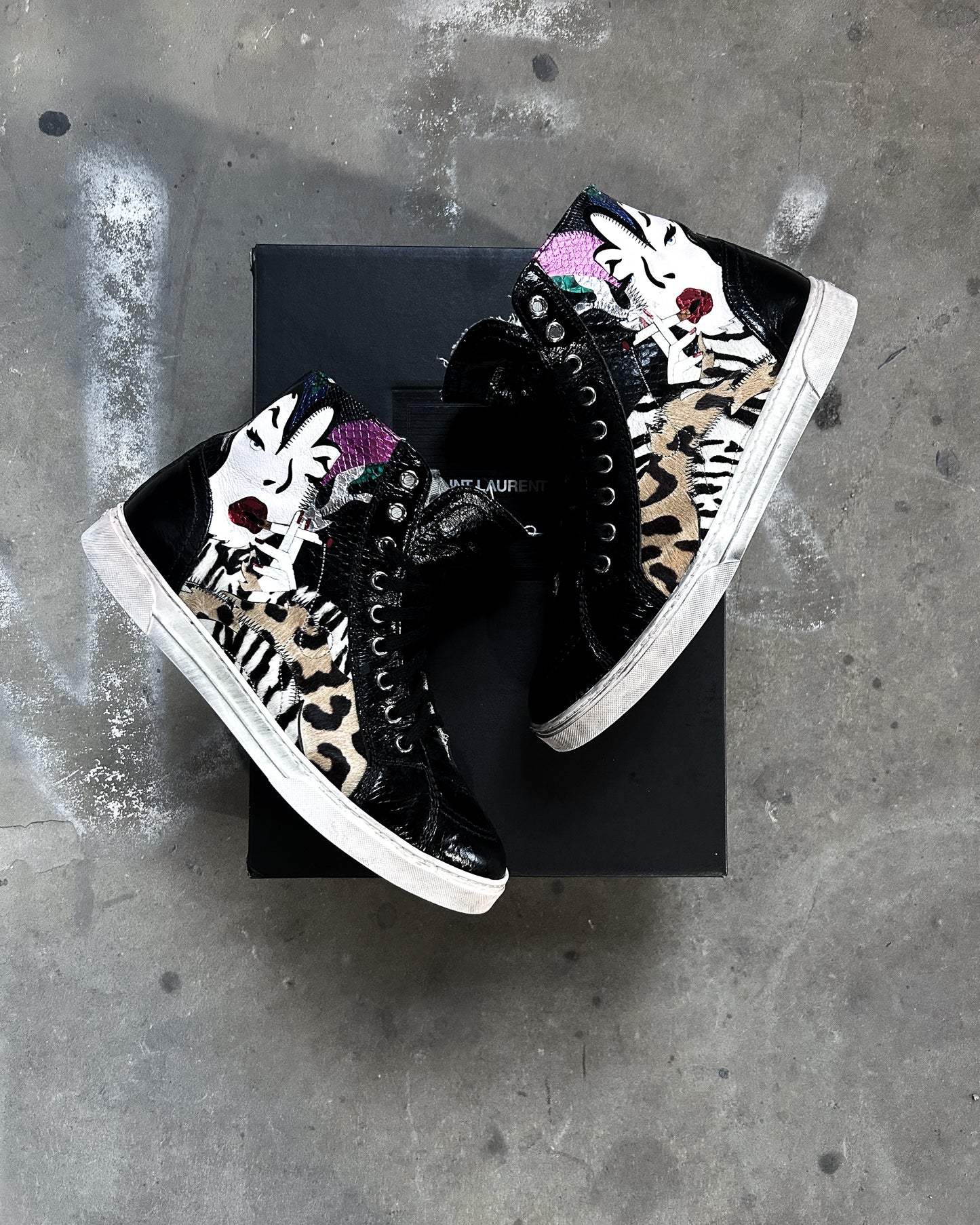 SMOKING PATCH HIGH TOPS