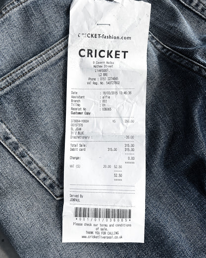 AW14 DISTRESSED CLAWMARK DO2 DENIM