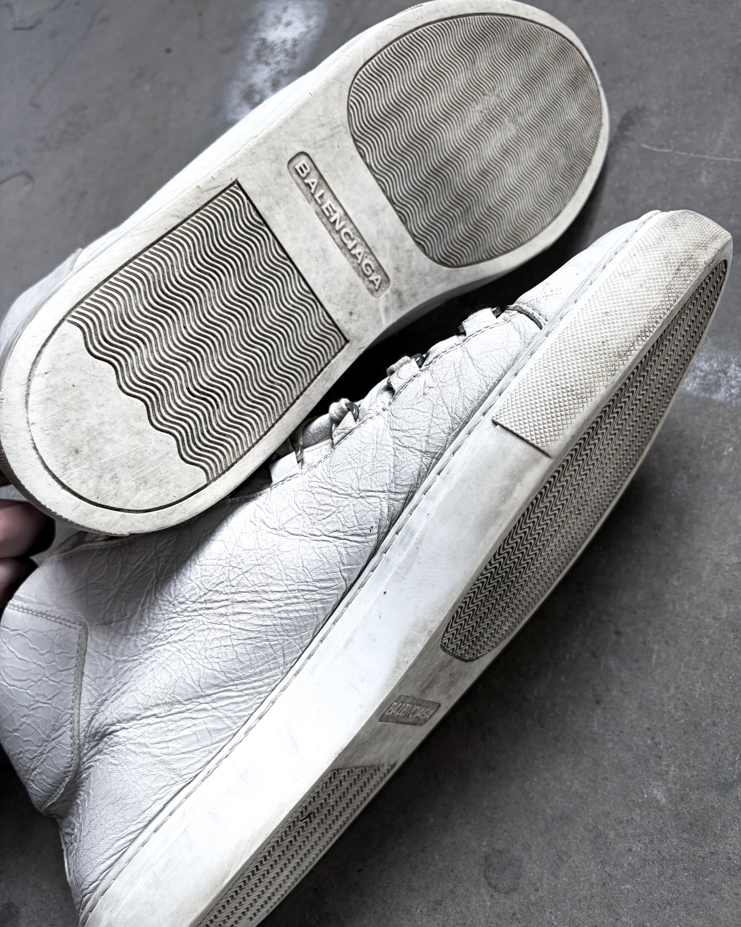 WHITE ARENA HIGH TOPS