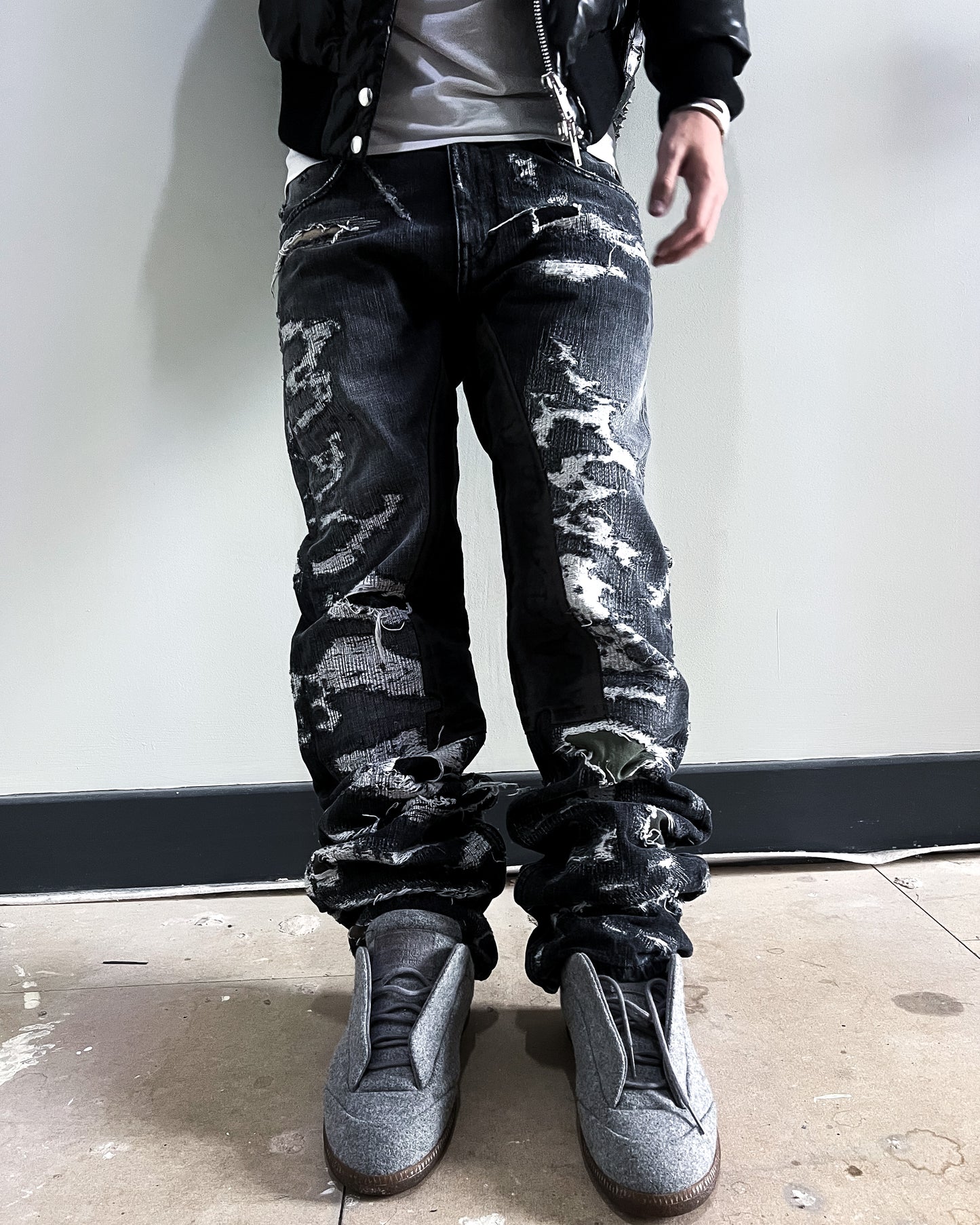 DESTROYED BORO MOLESKIN DENIM BY MMW