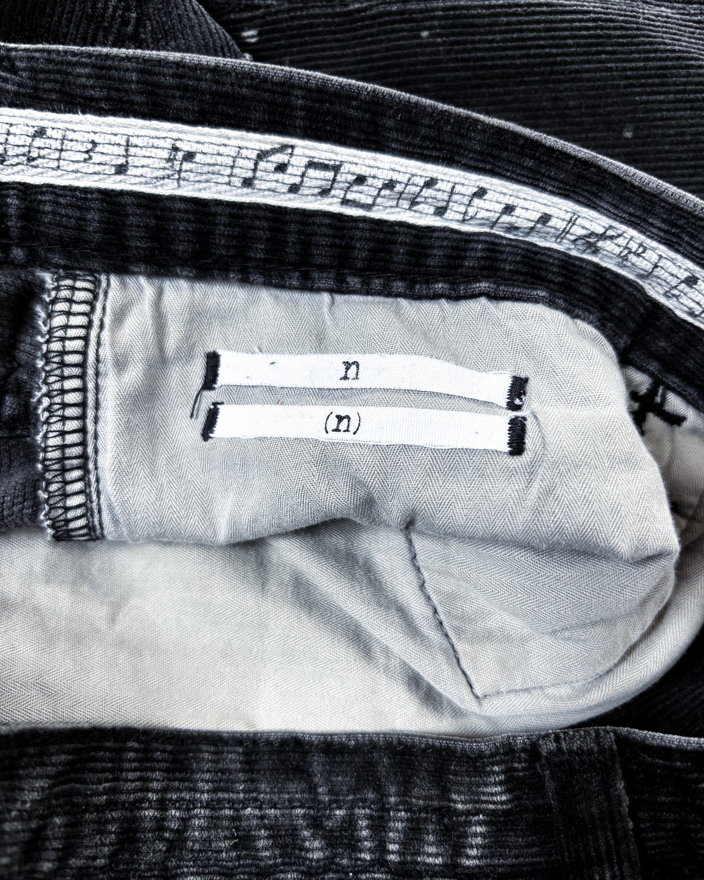 CORDUROY BULLET HOLE REPAIR DENIM