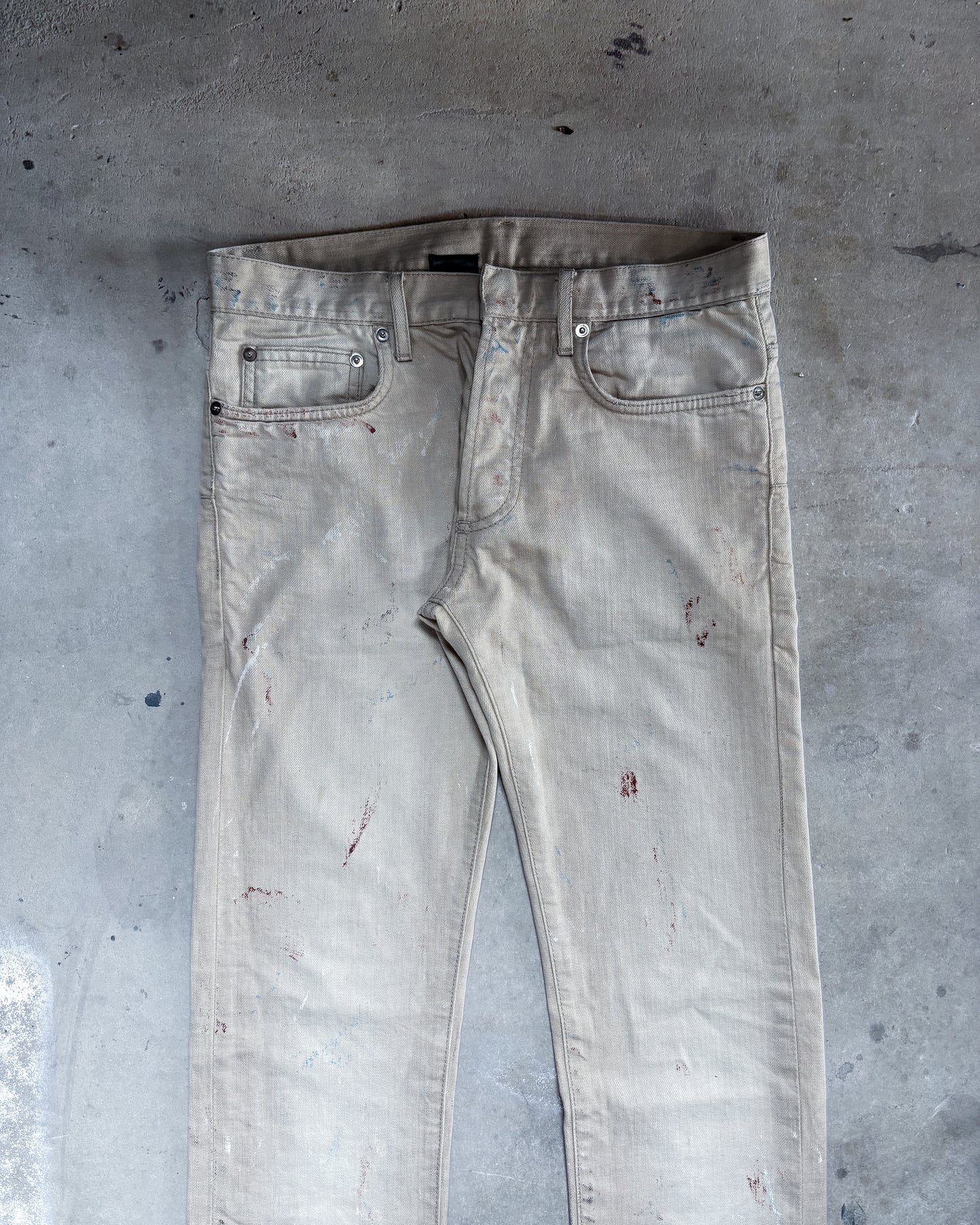 S/S10 BEIGE ‘WILDCAT’ DENIM