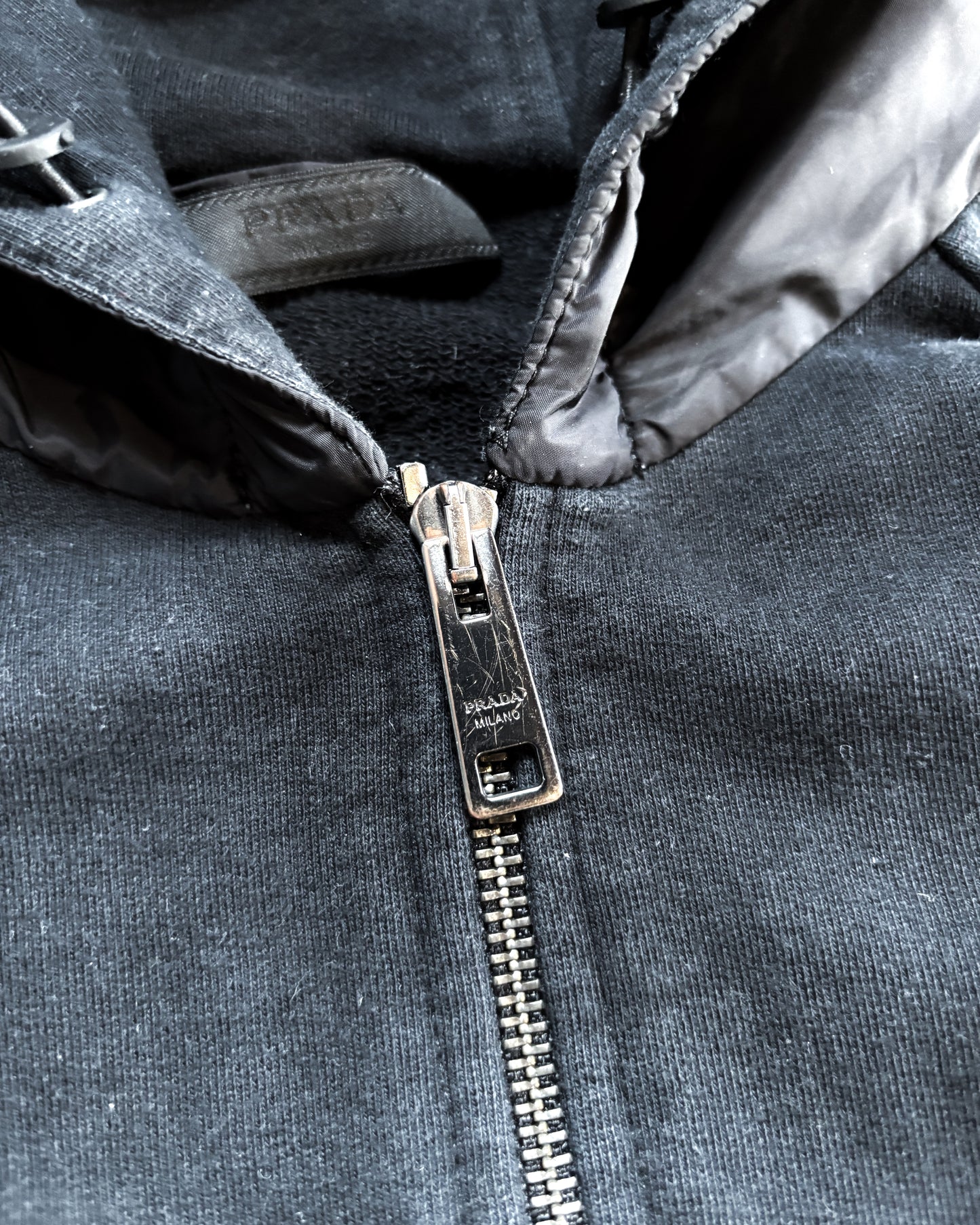 FW18 SPORT NYLON HOOD ZIP UP