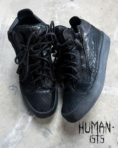 BLACK PYTHON ‘KRISS’ SNEAKERS