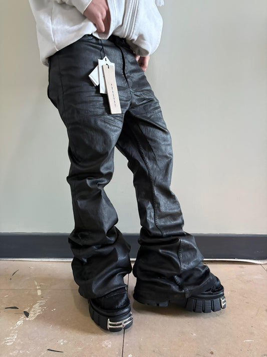 F/W25 “CONCORDIANS” BLACK WAX BOLAN BOOTCUT