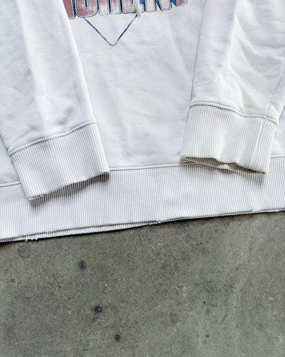 THRASHED WHITE ROBOT HOODIE