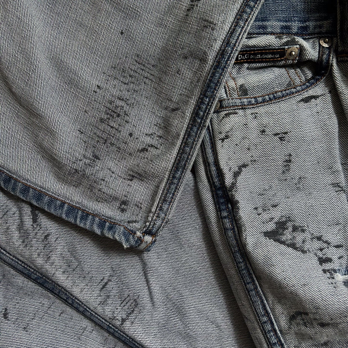 D&G SS02 OIL SPILL DENIM