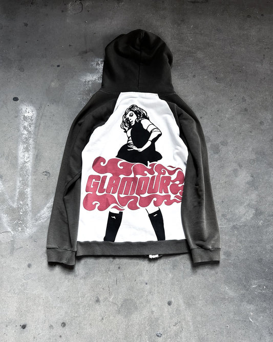 FLAME GIRL ‘H’ LOGO ZIP UP