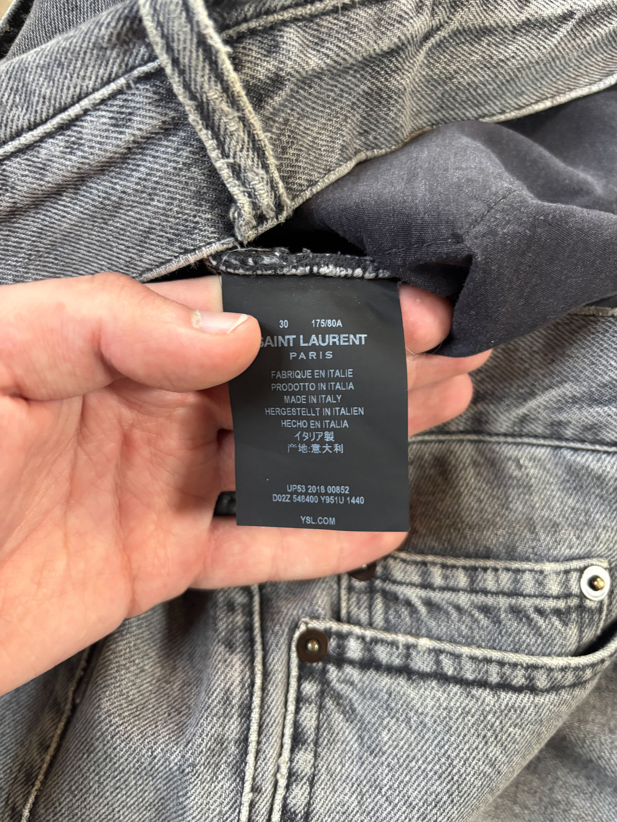 A/W18 STONE WASH DENIM