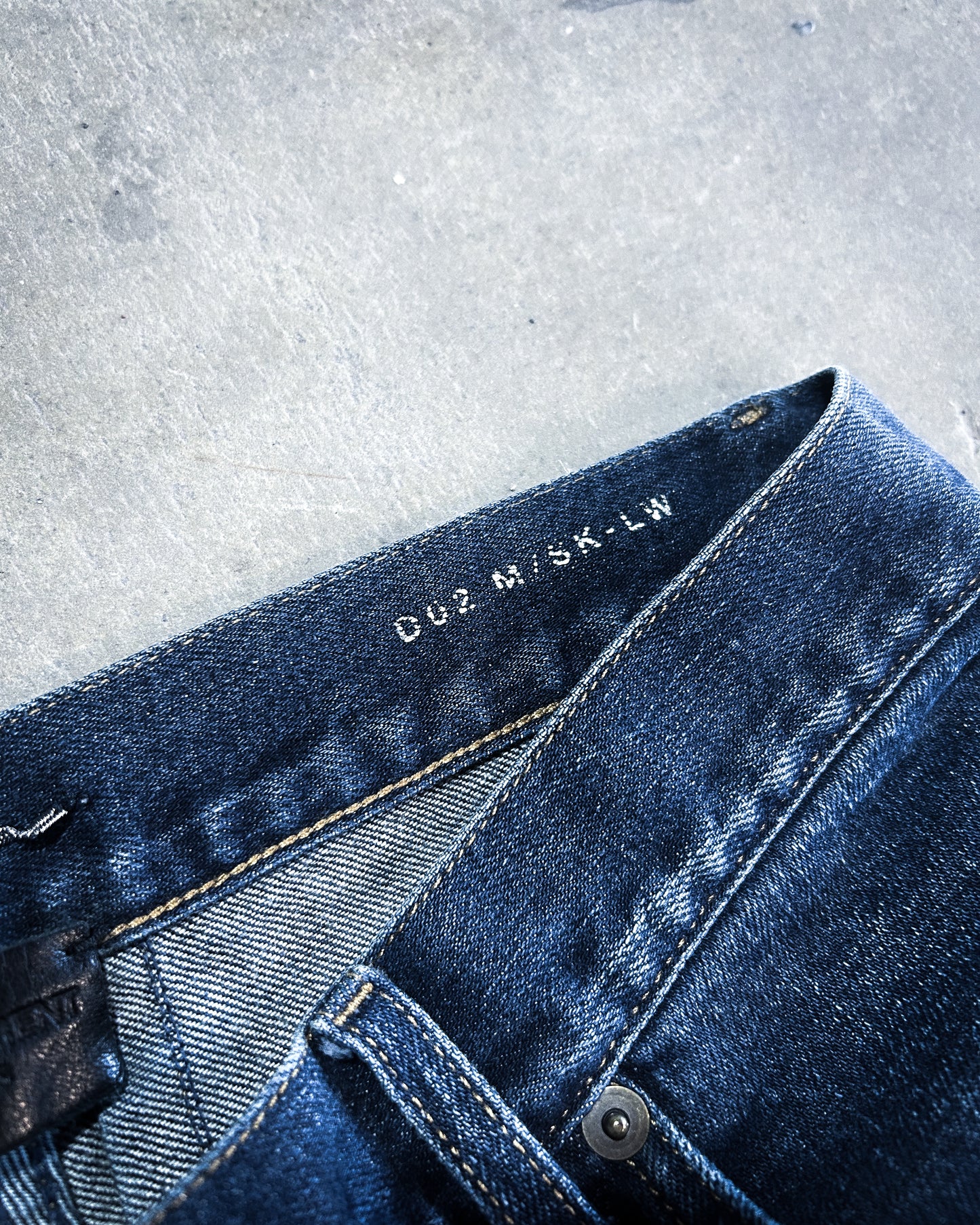 S/S16 BLUE WHISKERED DO2 DENIM BY HEDI SLIMANE