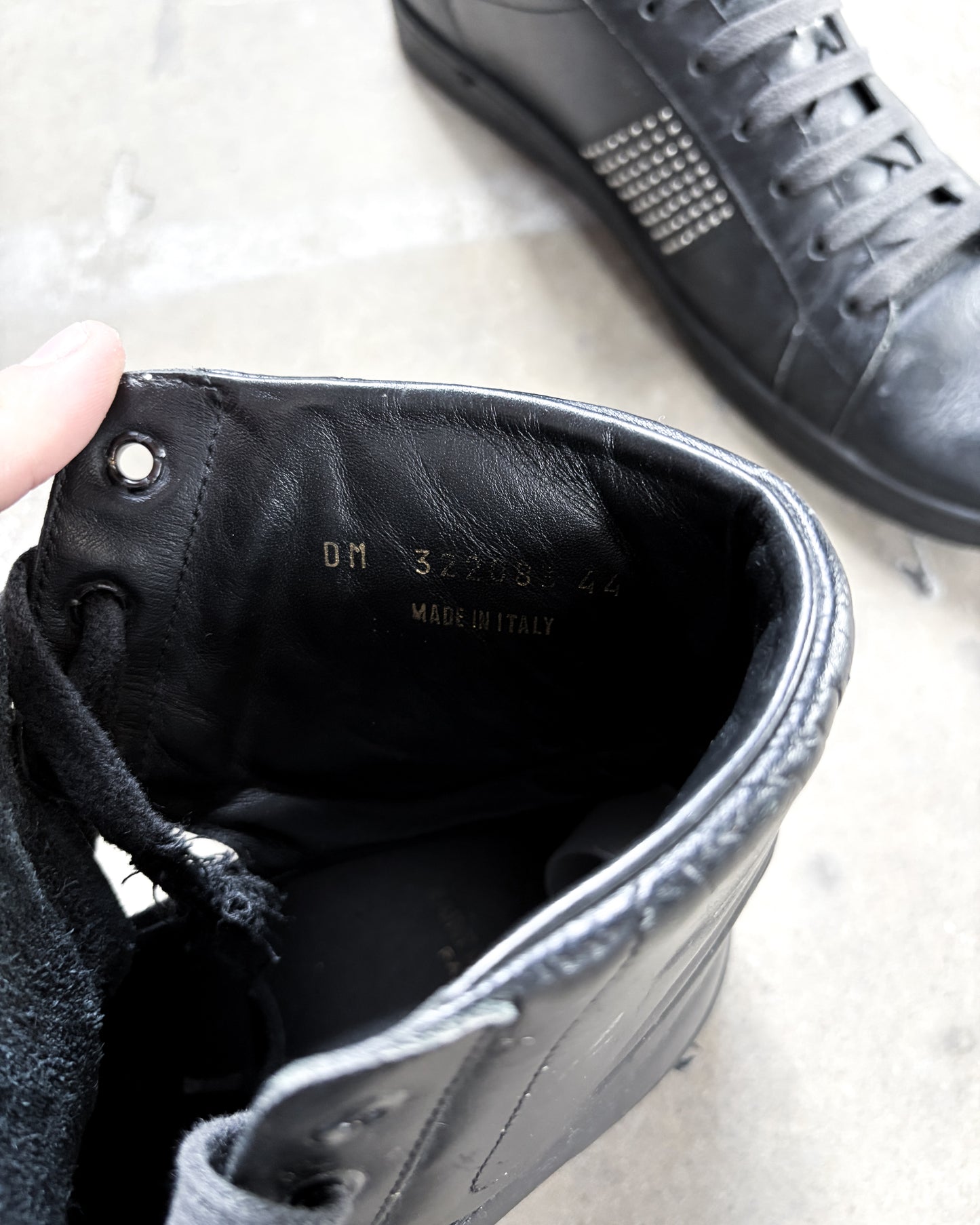 AW14 STUDDED SL/01 HIGH TOP