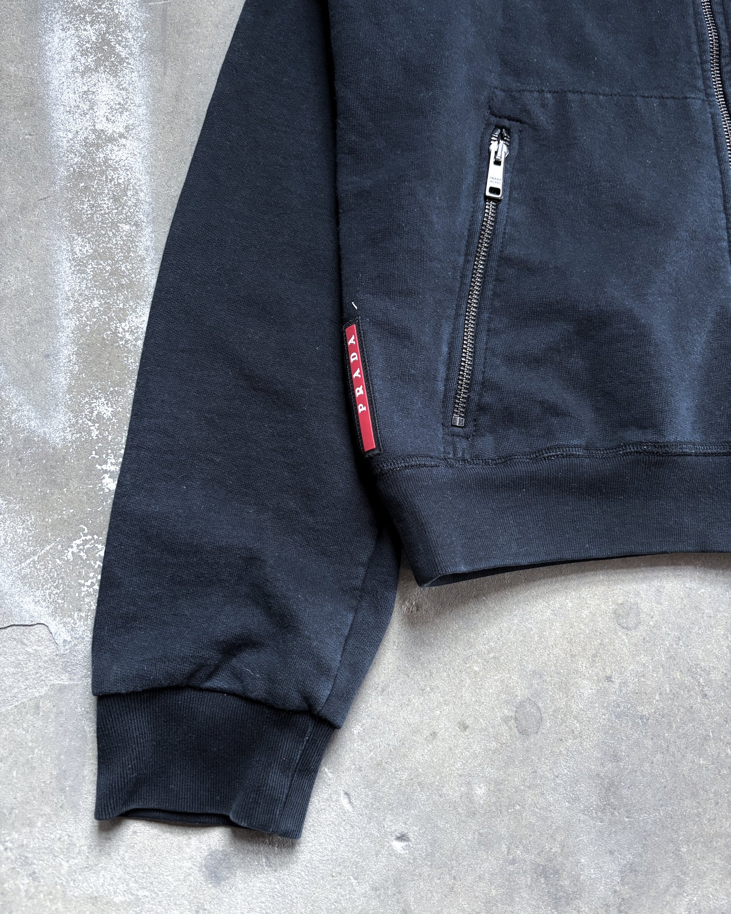 FW18 SPORT NYLON HOOD ZIP UP