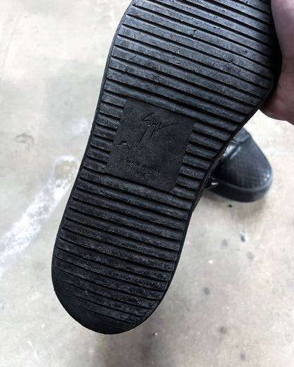 BLACK PYTHON ‘KRISS’ SNEAKERS