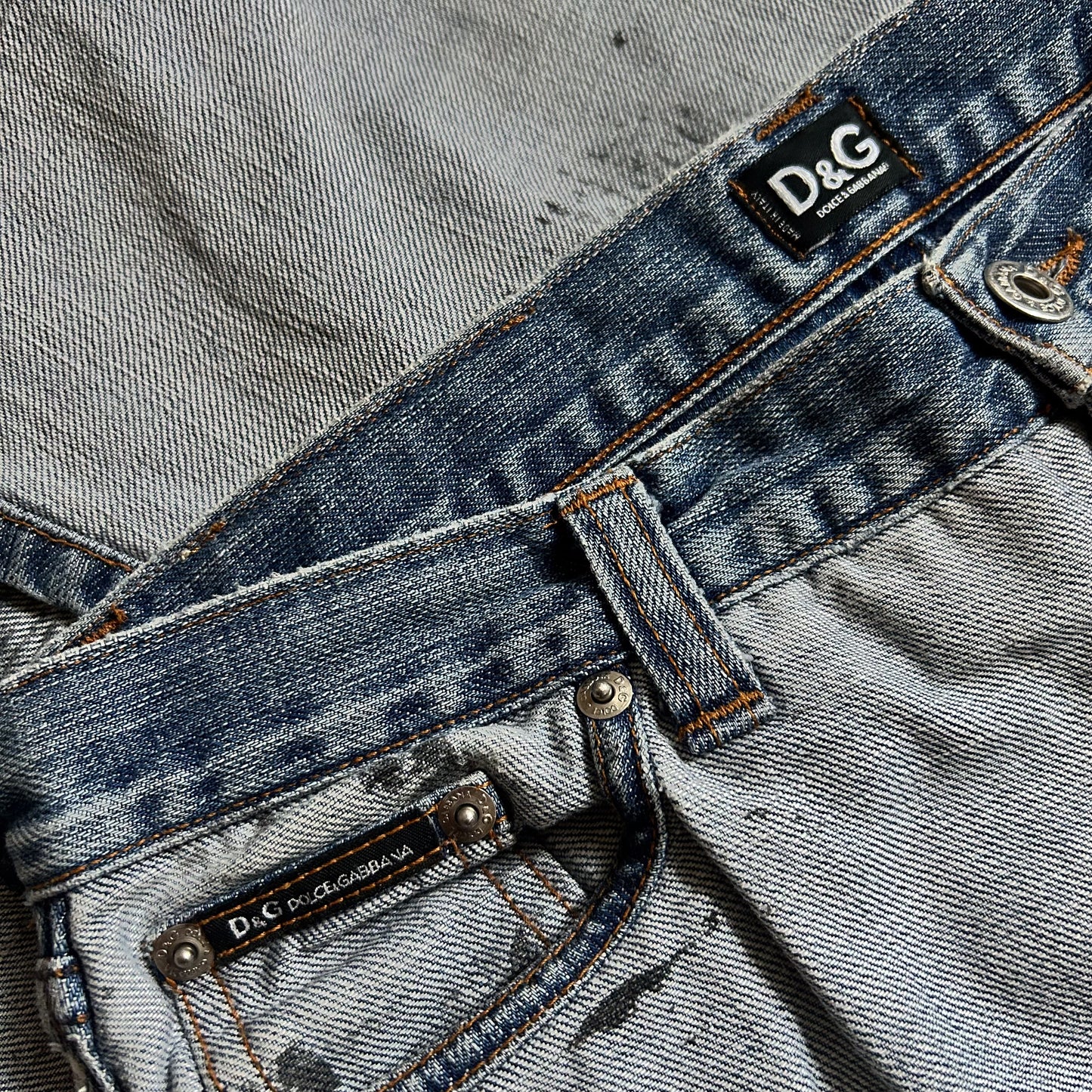 D&G SS02 OIL SPILL DENIM