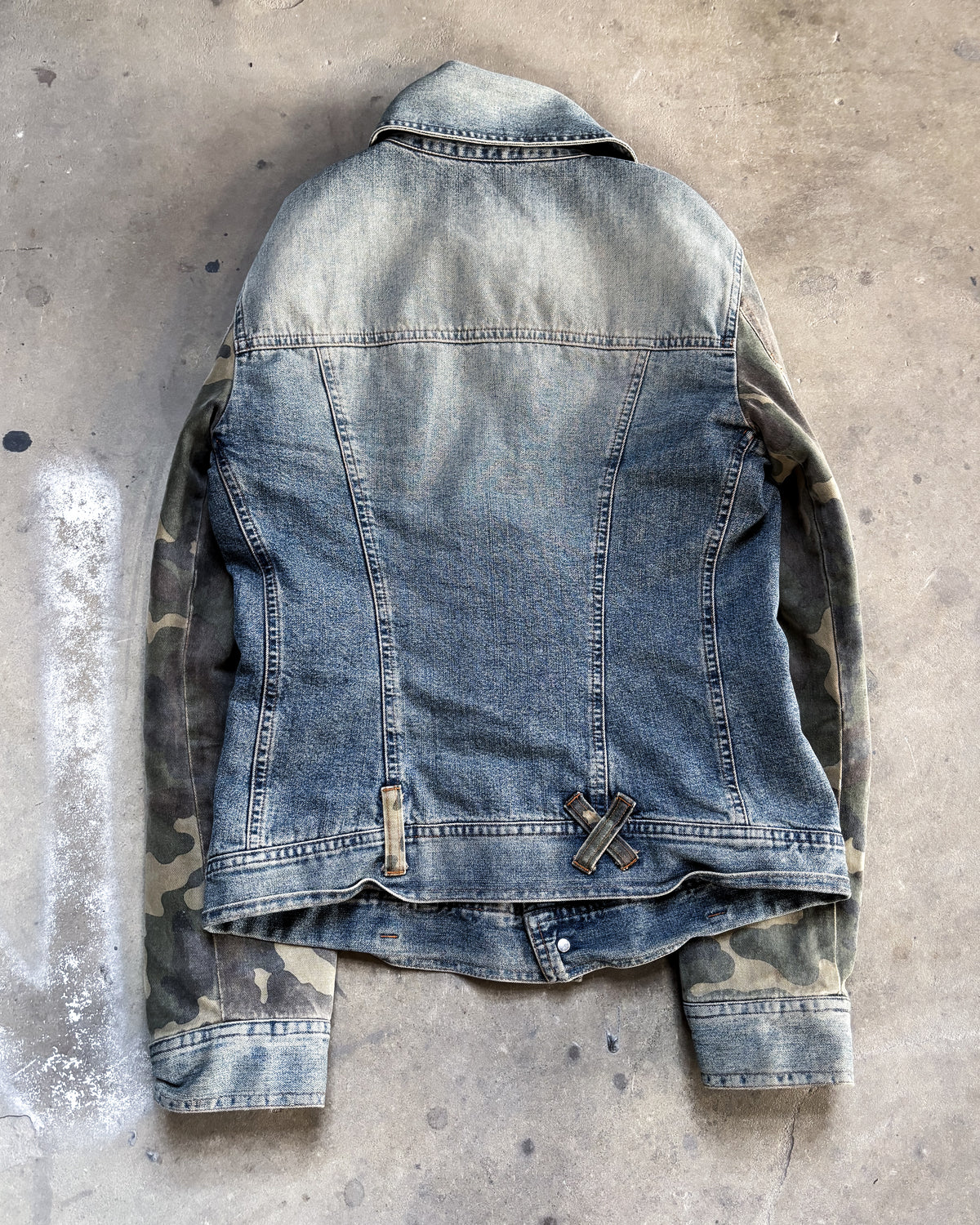 A/W03 HYBRID CAMO DENIM JACKEY