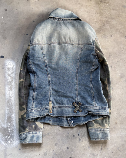 A/W03 HYBRID CAMO DENIM JACKEY