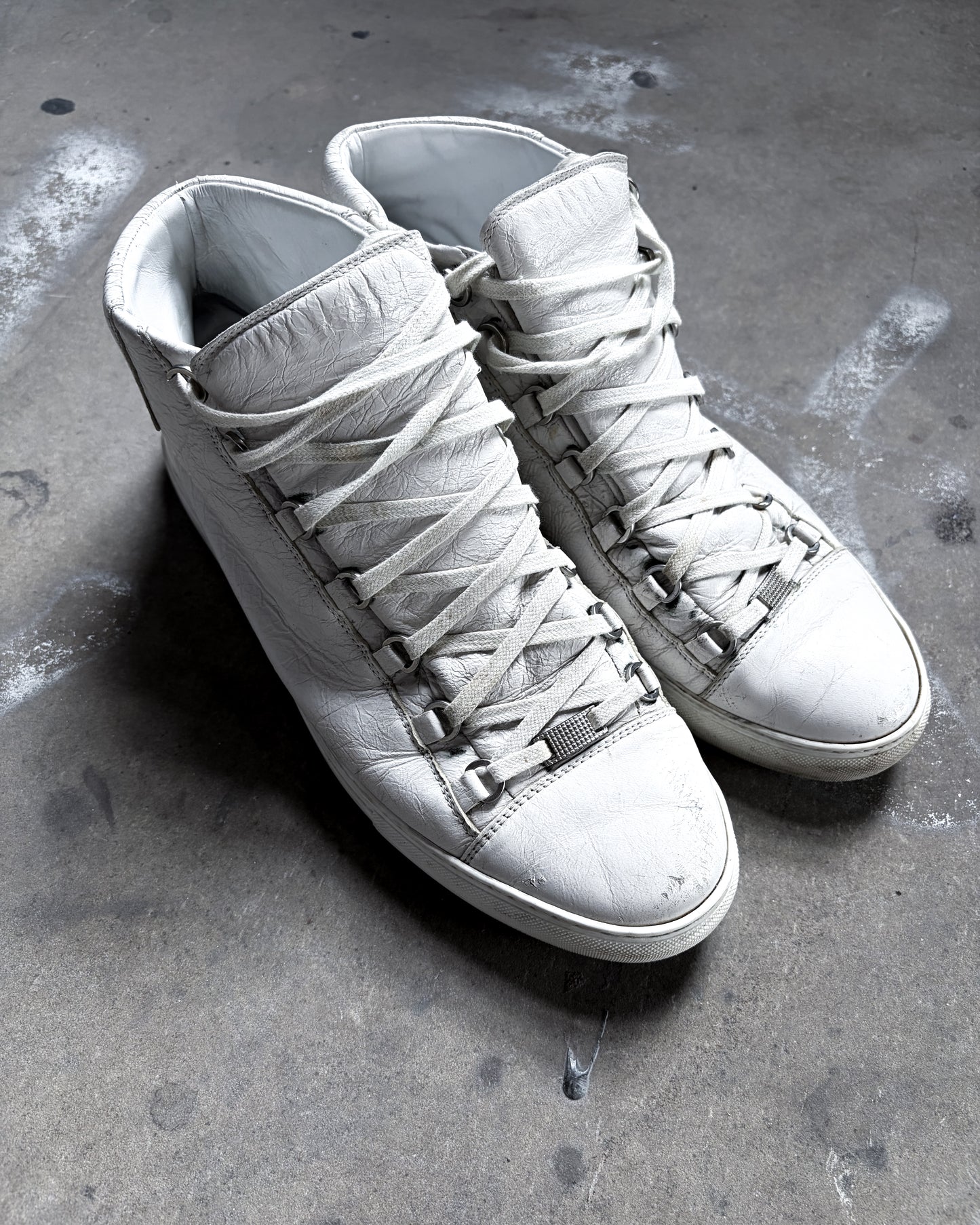 WHITE ARENA HIGH TOPS