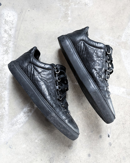 BLACK CALFSKIN ARENA LOW