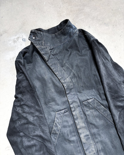 S/S13 “ISLAND” DRK SHDW LEATHER SLEEVE SLAVE JACKET