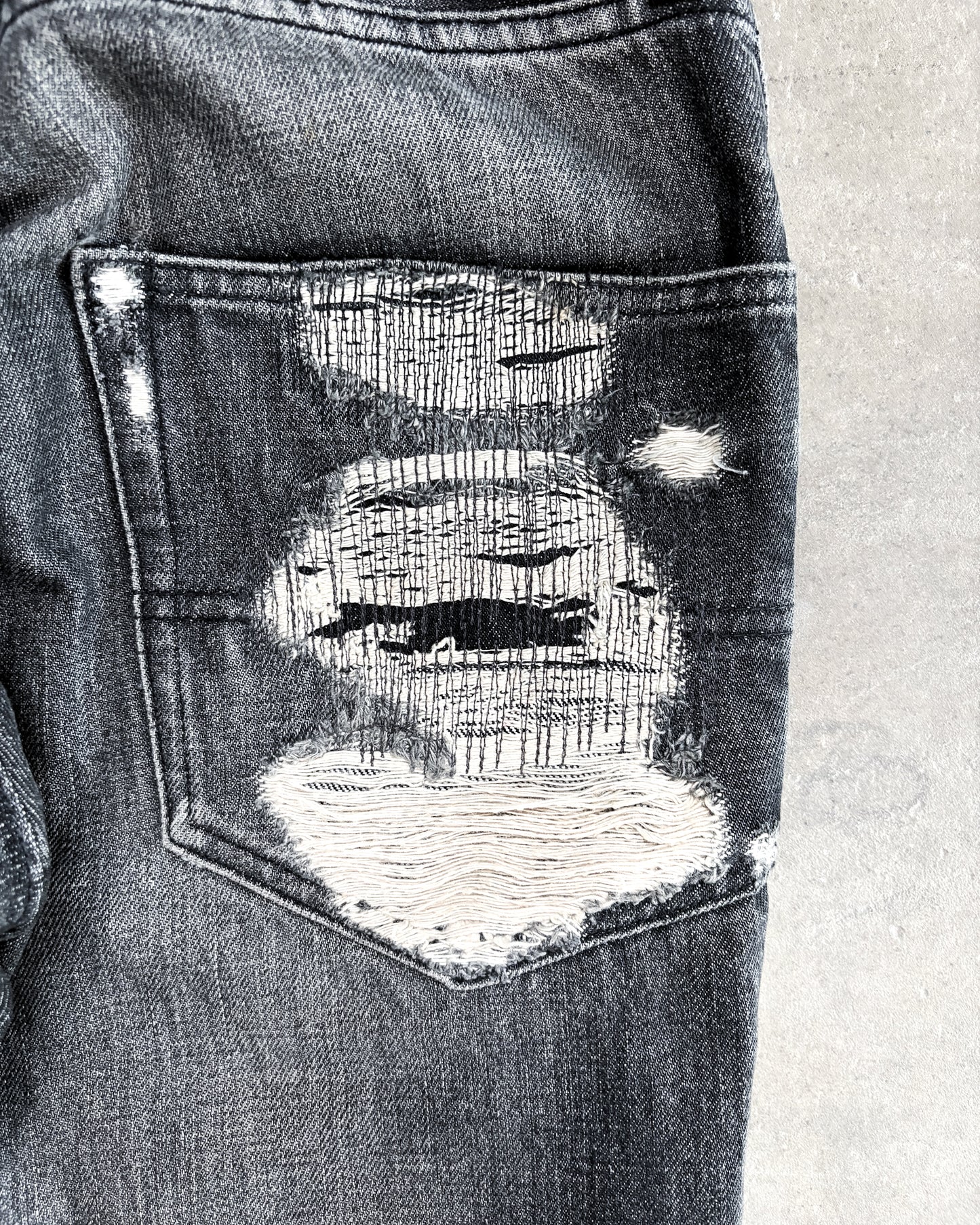 A/W05 ‘ARTS AND CRAFTS’ SKULL BORO DENIM