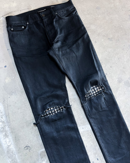 S/S16 STUDDED KNEE D02 DENIM BY HEDI SLIMANE
