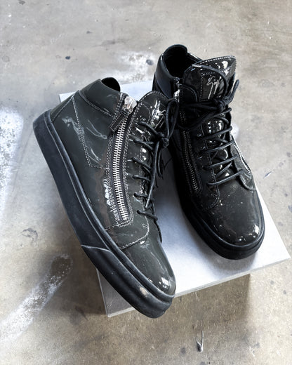 PATENT LEATHER KRISS HIGH TOPS
