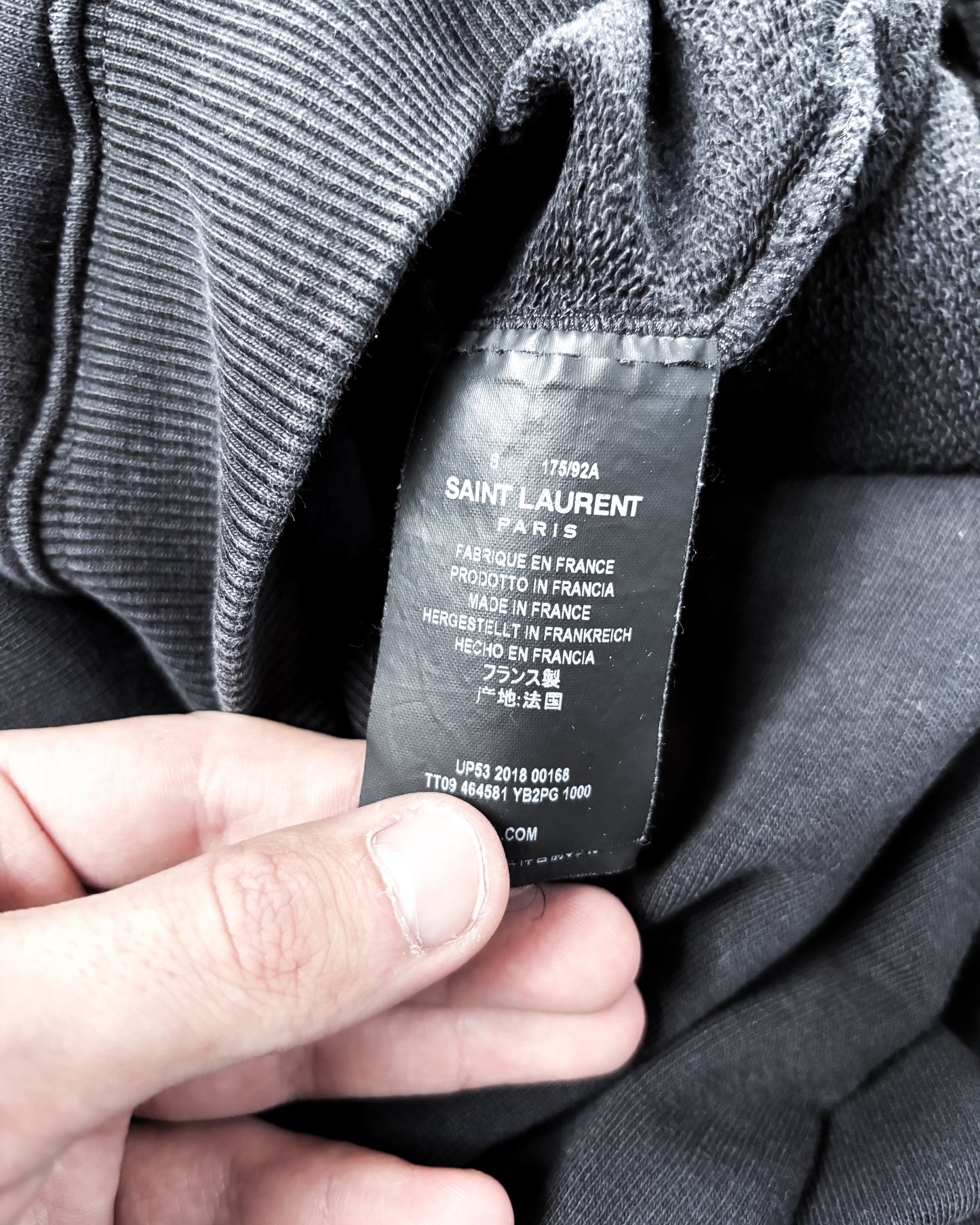 S/S18 BLACK RIVE GAUCHE HOODIE