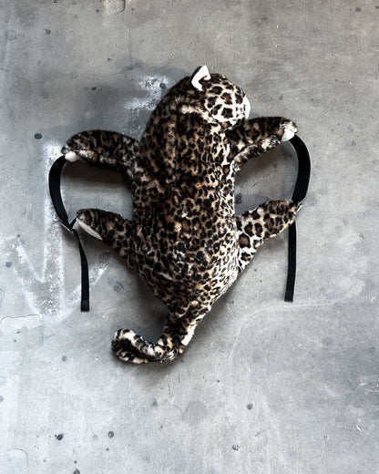 F/W17 LEOPARD PLUSH BACKPACK