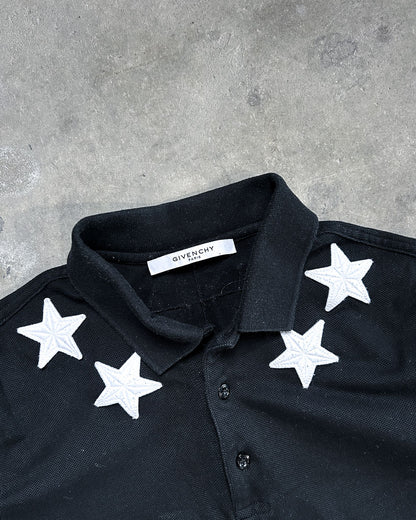 F/W17 WHITE STAR APPLIQUÉ BLACK 47 POLO