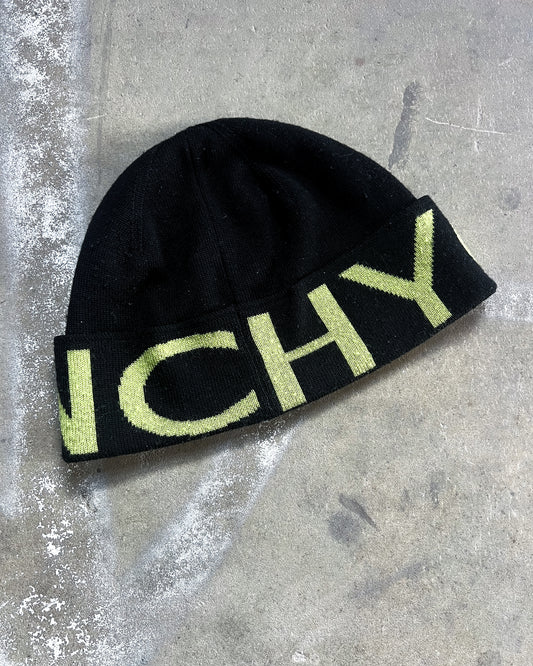 GREEN LOGO BEANIE