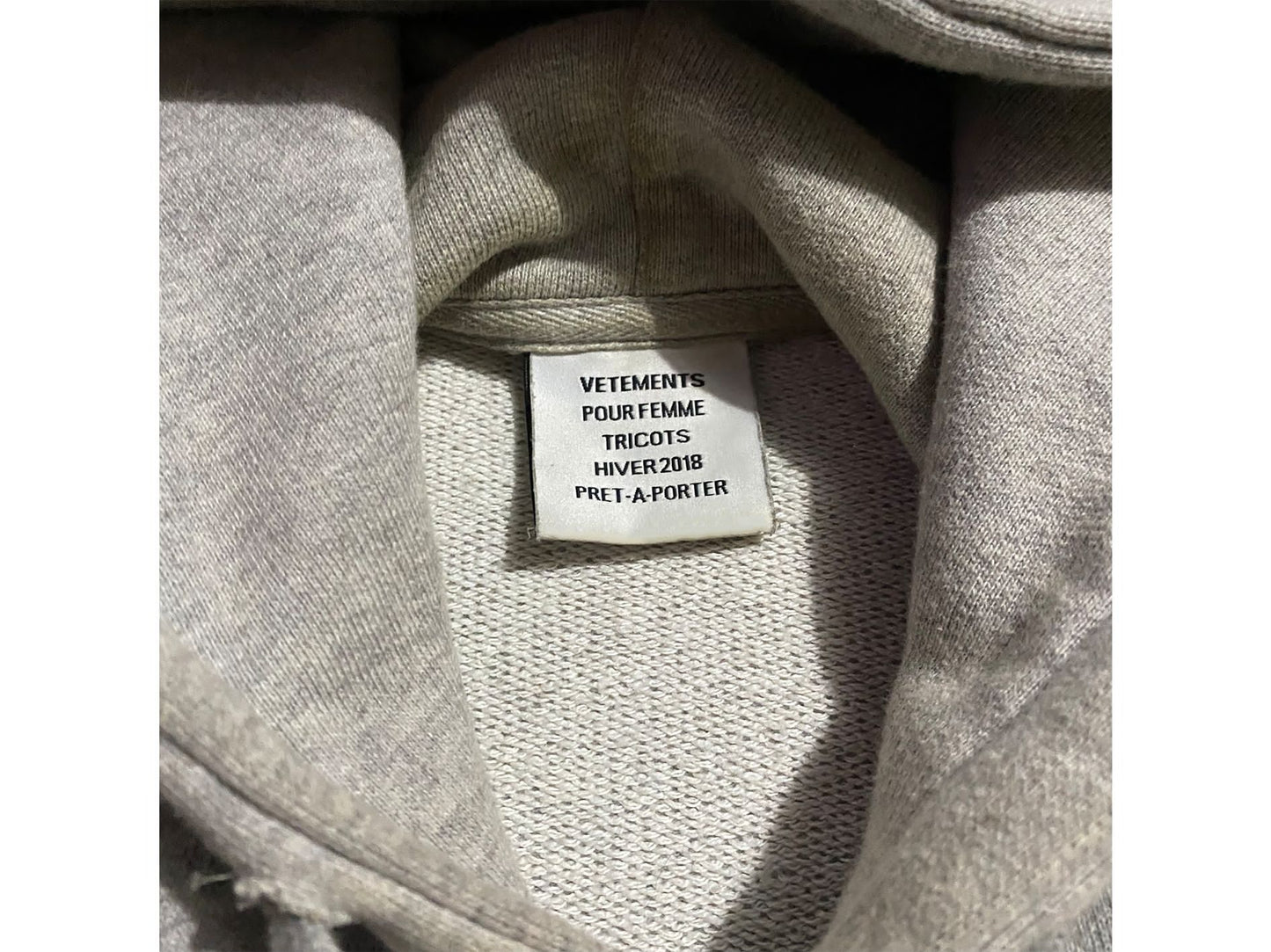 Vetements Misplaced Hoodie