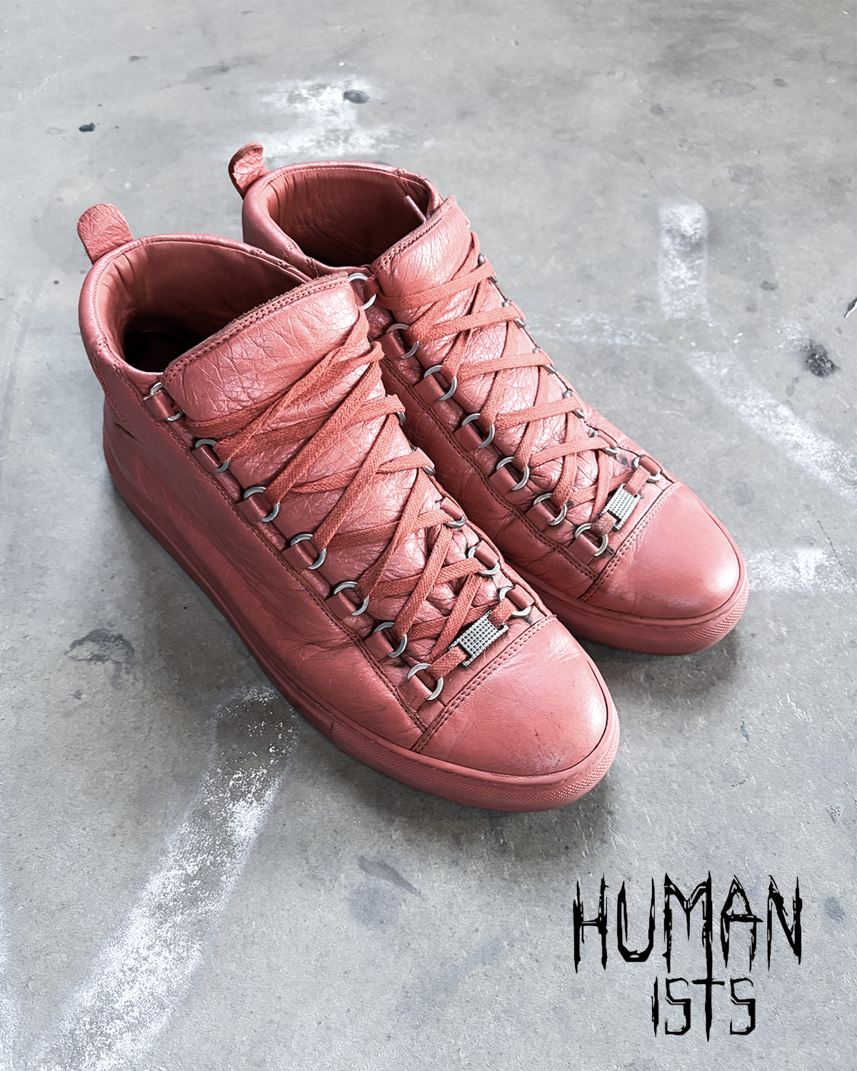RED LEATHER ARENA HIGH