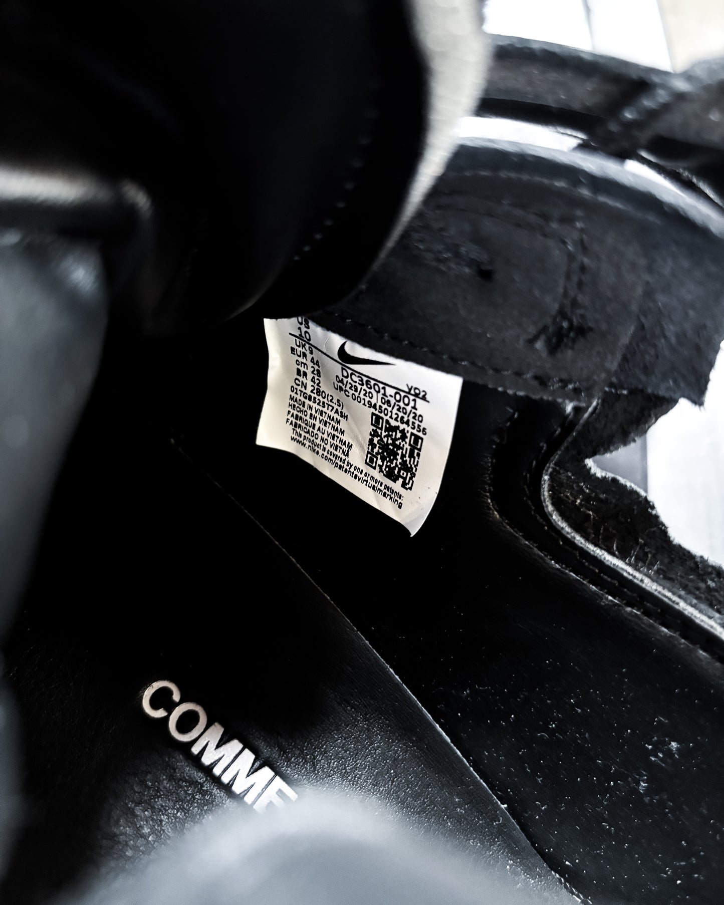 BLACK CDG AIR FORCE 1