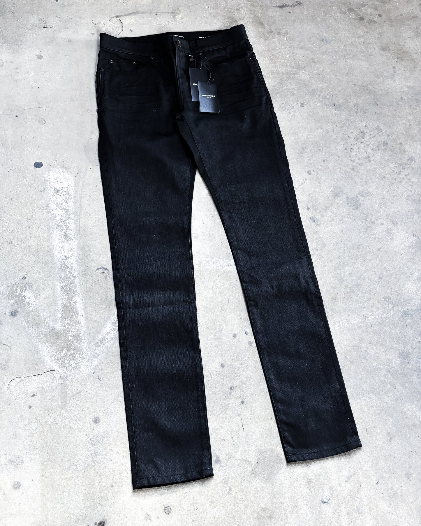 F/W20 WAXED BLACK D03 DENIM