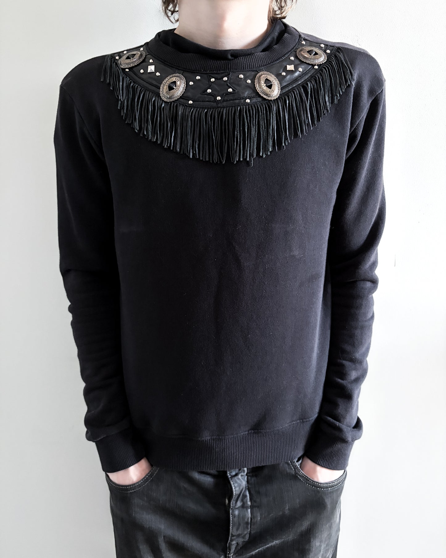 A/W14 FRINGE SWEATER BY HEDI SLIMANE