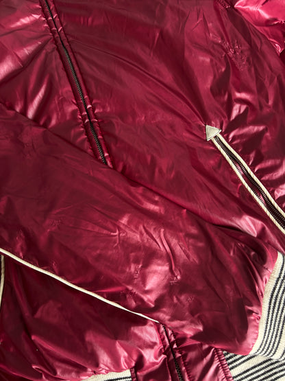 S/S19 RED NYLON TEDDY BOMBER