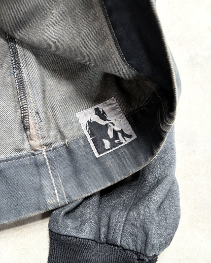 S/S13 “ISLAND” DRK SHDW LEATHER SLEEVE SLAVE JACKET