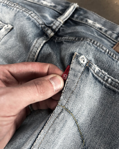 THRASHED HYSTERIC GLAMOUR DENIM