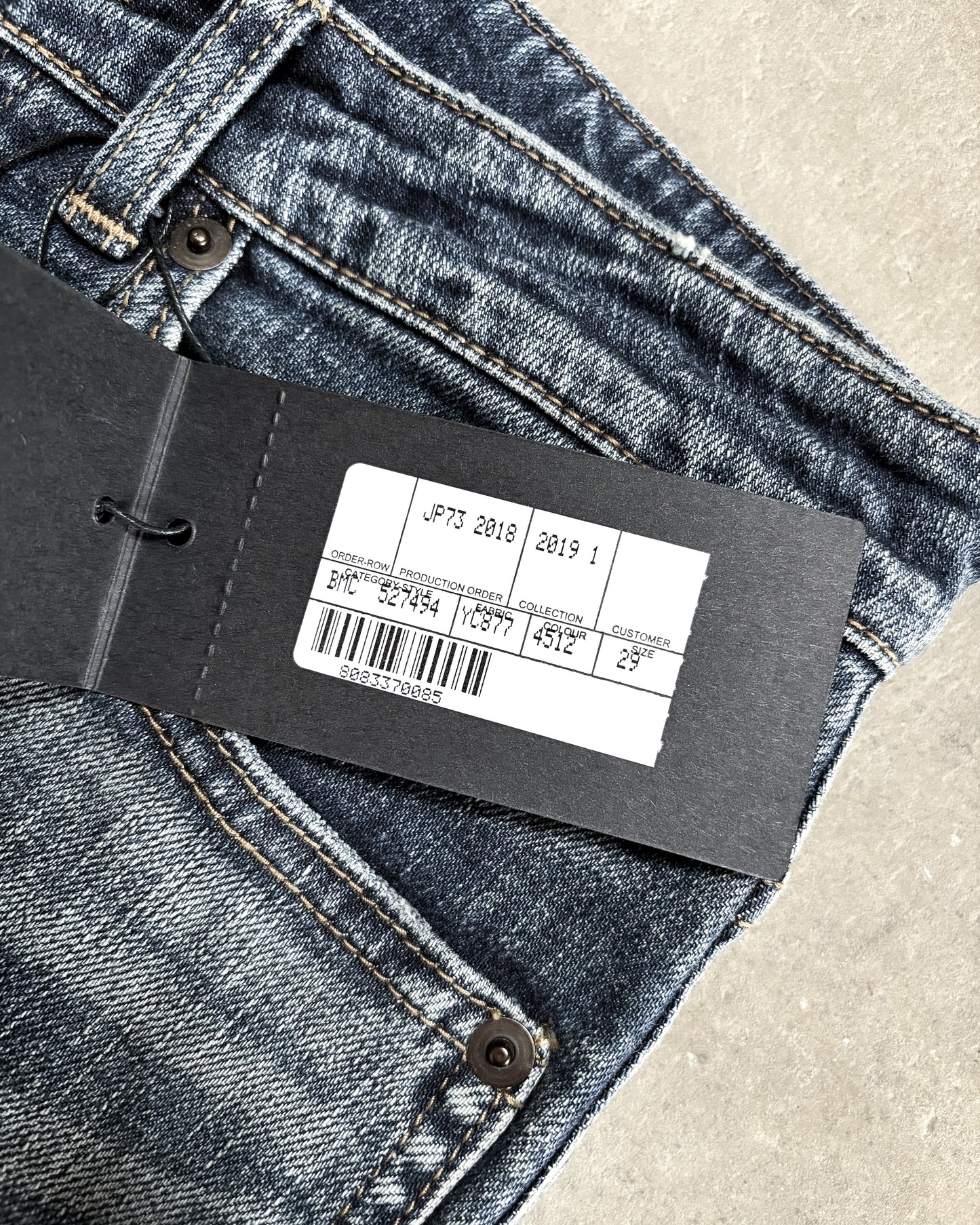 A/W18 BLUE REPAIR DO5 DENIM